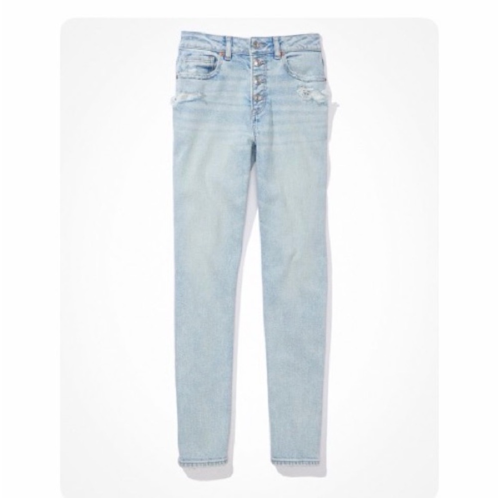 American Eagle light mom Jean